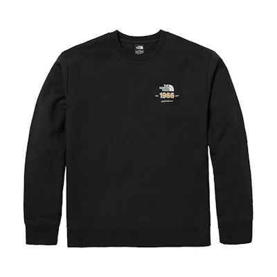 TNF Printed Pullover Long Sleeve Sweatshirt Unisex Black NF0A83OZ-JK3
