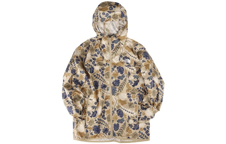 TNF Printed Waterproof Outdoor Hooded Jacket Multicolor NF0A3MCK-QW0