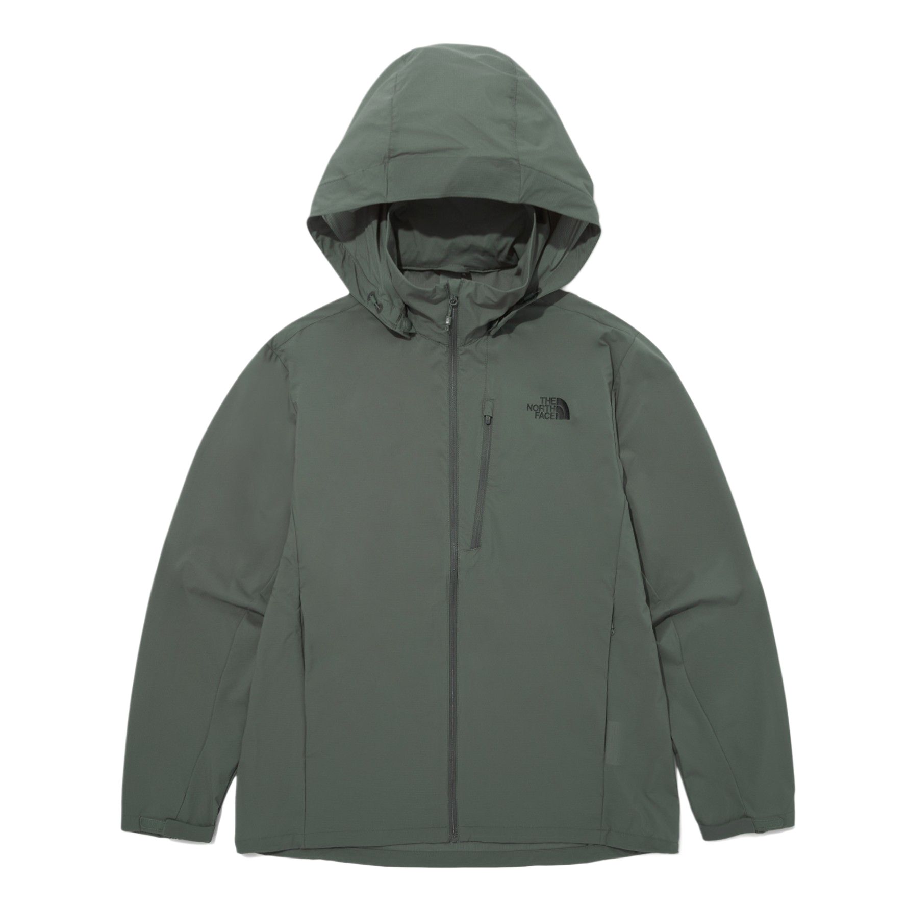 TNF Pro Fly Full-Zip Hoodie Jacket - Gray Khaki Color NJ3LQ01B
