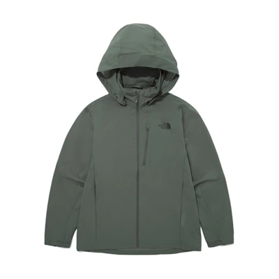 TNF Pro Fly Full-Zip Hoodie Jacket - Gray Khaki Color NJ3LQ01B