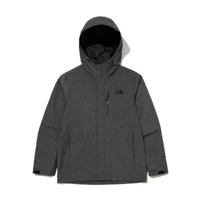 TNF Pro Shield Jacket Grey Hooded Logo Embroidered Outerwear NJ2HN00B