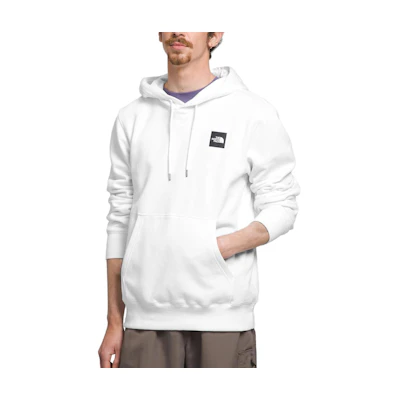 TNF Proud Hoodie White - Logo Print Pullover Sweatshirt NF0A8121-LA9