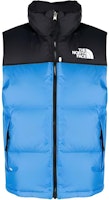 The North Face Puffer Vest Blue Logo Casual Colorblock Sleeveless NF0A3JQQL-V61 The North Face Puffer Vest Blue Logo Casual Colorblock Sleeveless NF0A3JQQL-V61
