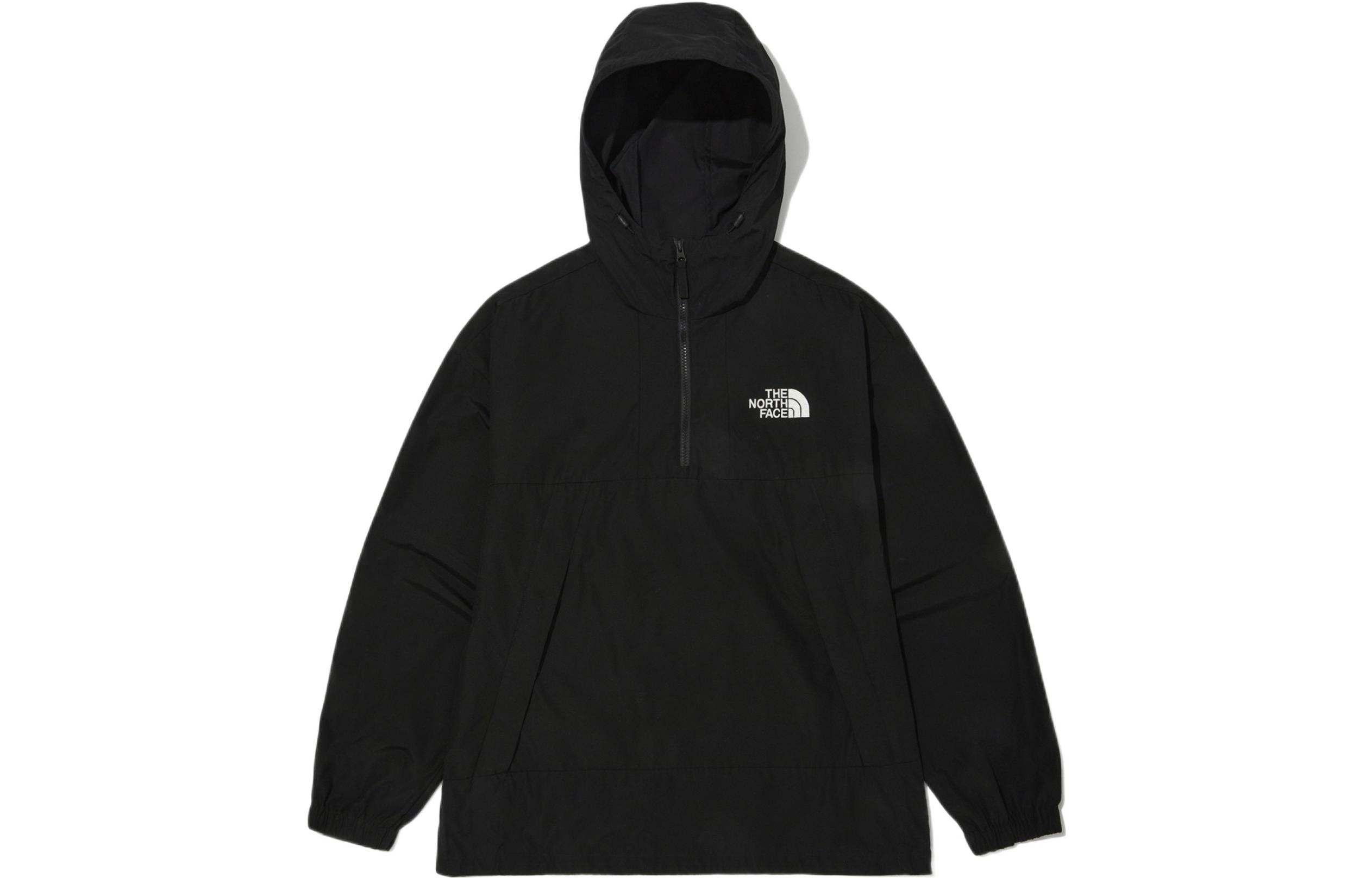 The North Face Pullover Half-Zip Hoodie Jacket Black for Men NA3BN12B