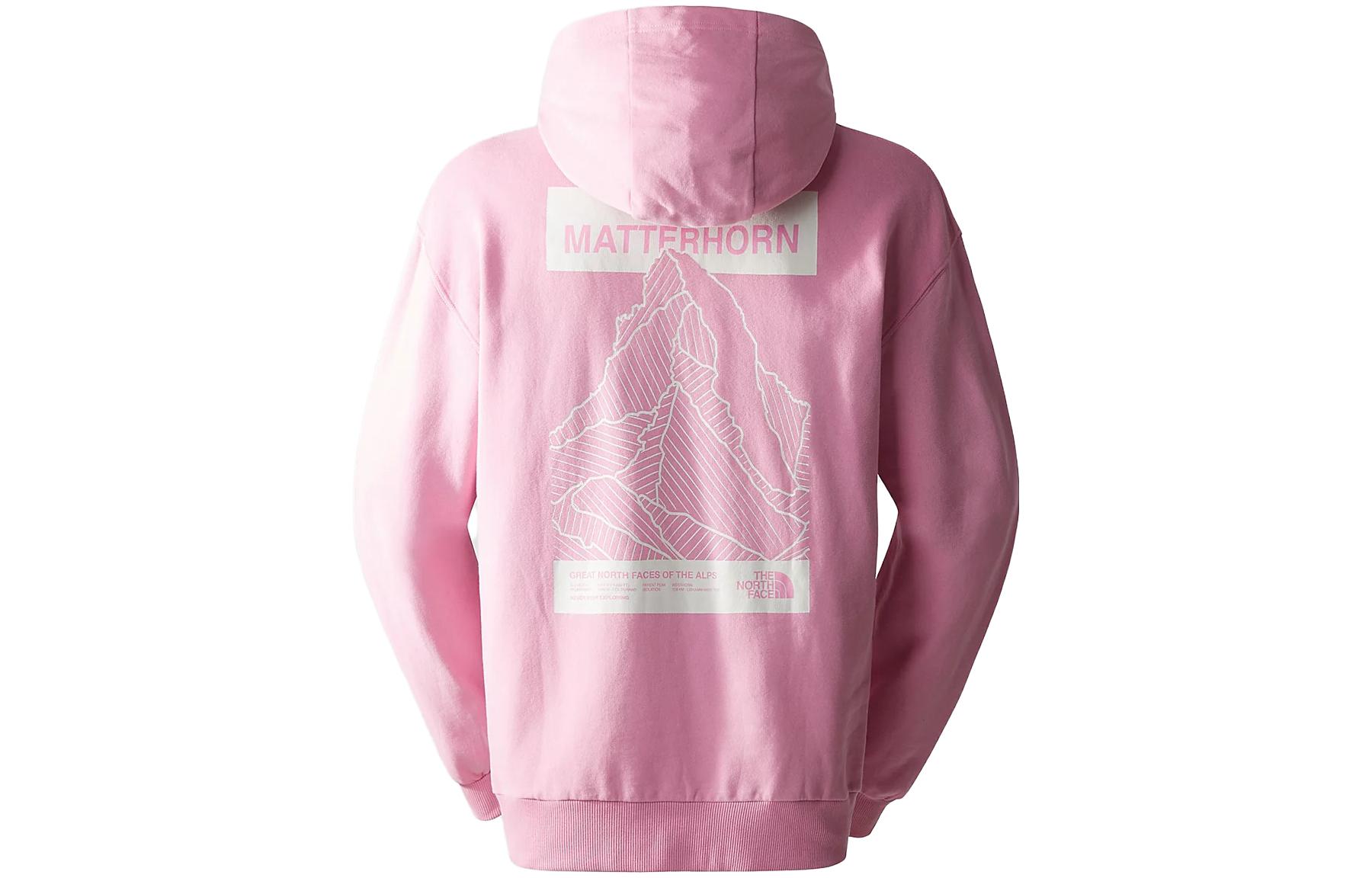 TNF Pullover Hoodie with Back Letter Print NF0A8547-I0W