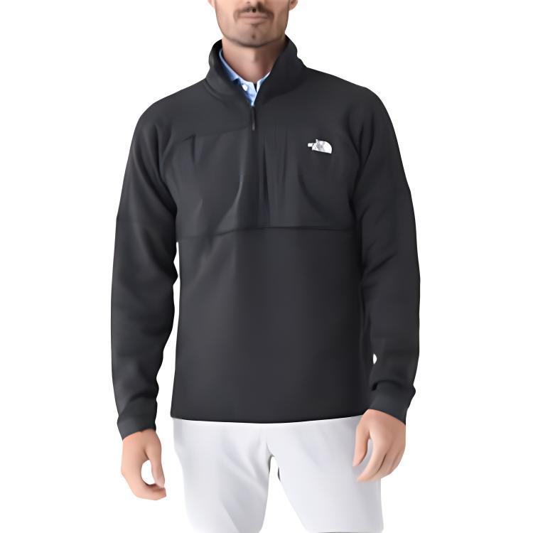 TNF Pullover Sweatshirt Asphalt Gray Simple Logo Print NF0A84H9-0C5