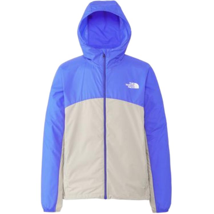 TNF Purple Colorblock Logo Print Zip Hoodie Jacket NP22202-SU