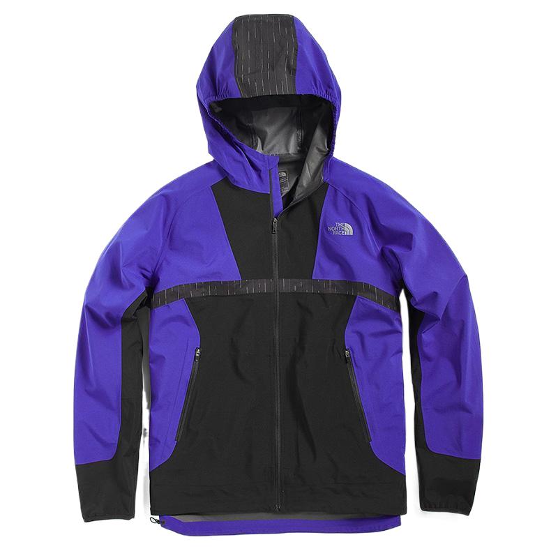 TNF Purple Colorblock Waterproof Breathable Hooded Jacket NF0A3NZ9-6SK