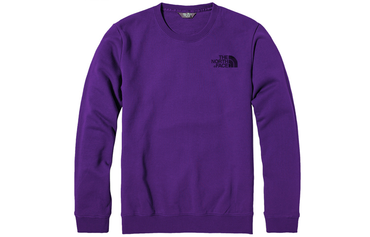 TNF Purple Crewneck Sweatshirt Outdoor Unisex Casual Wear NF0A4NES-NL4