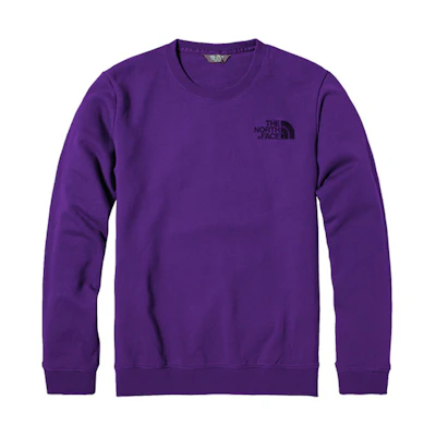 TNF Purple Crewneck Sweatshirt Outdoor Unisex Casual Wear NF0A4NES-NL4