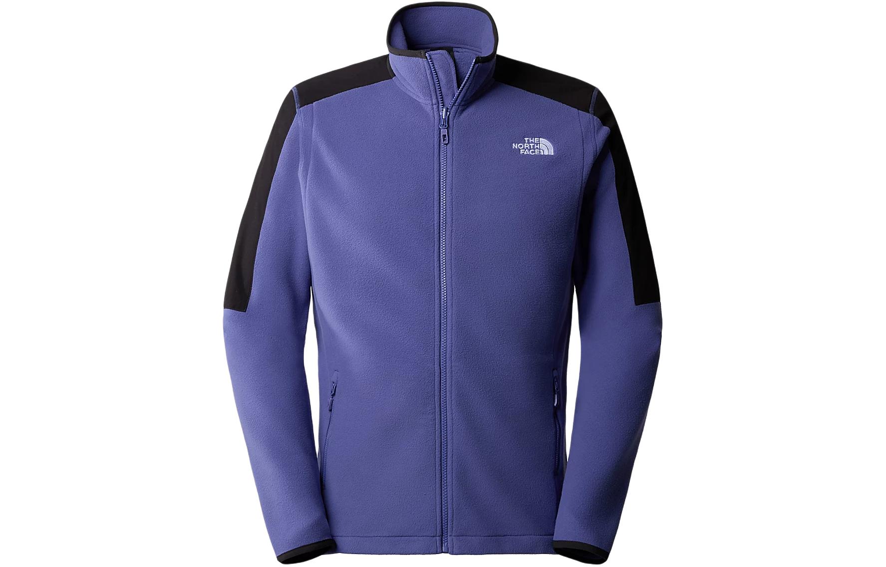 TNF Purple Fleece Zip-Up Jacket with Contrast Panels NF0A85AJ-I0D