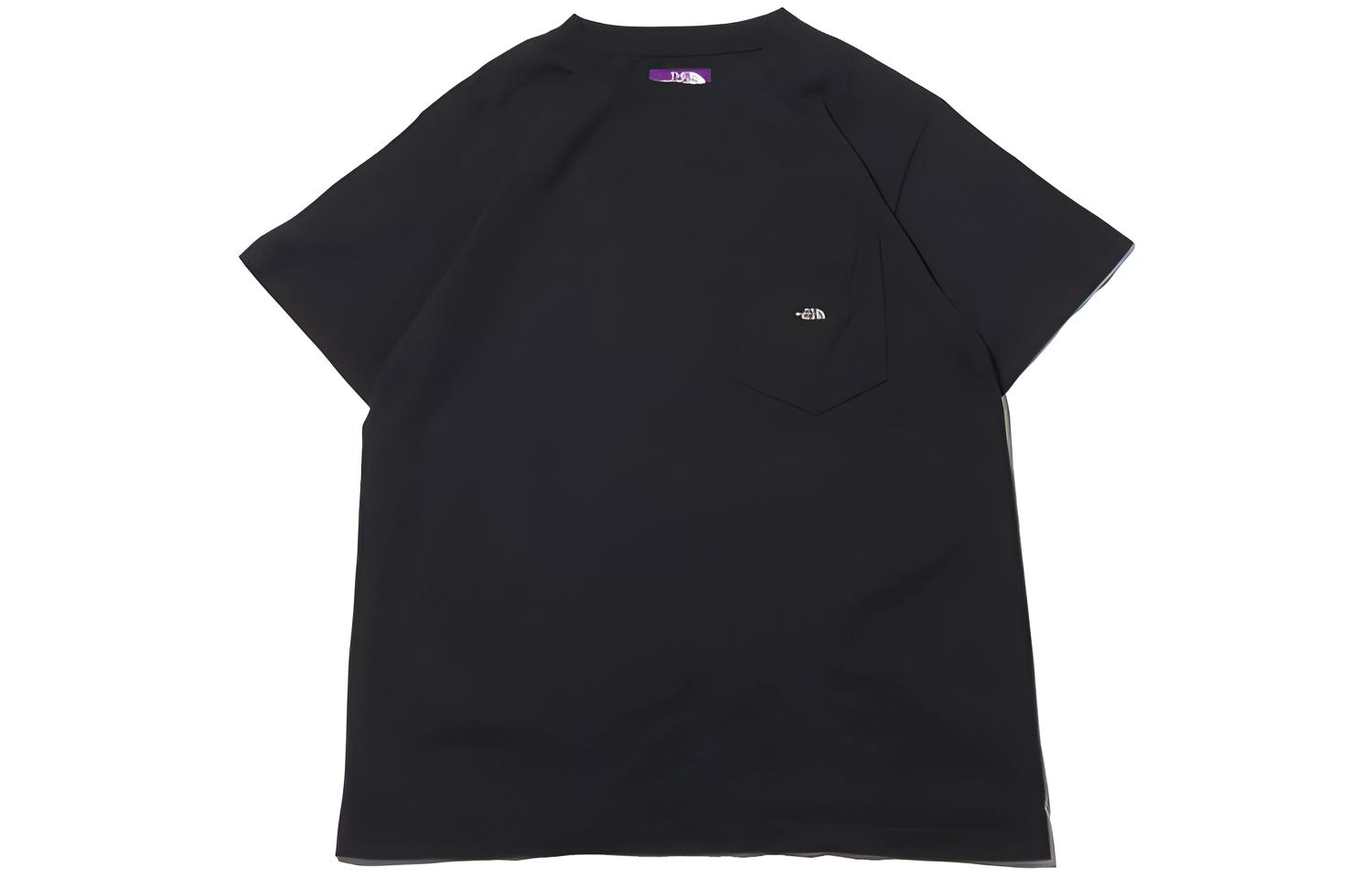 The North Face Purple Label 7oz Pocket Tee Black Couple's Edition Short Sleeve Shirt NT3962N-K