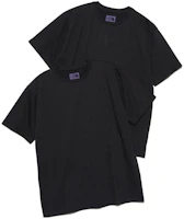 The North Face Purple Label Black Crew Neck T-Shirt 2-Pack NT3364N-K The North Face Purple Label Black Crew Neck T-Shirt 2-Pack NT3364N-K