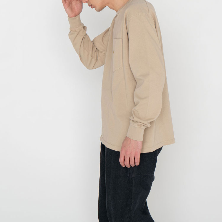 Details for The North Face Purple Label 米色長袖圓領衛衣 男女款 NT3365N-BE