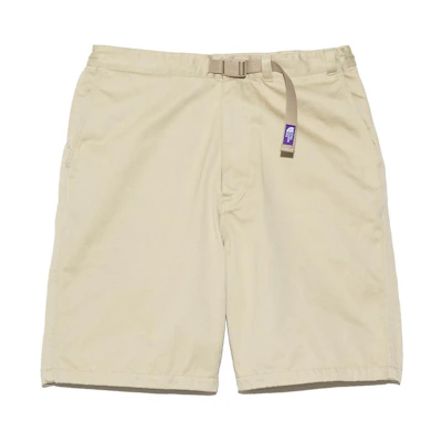 TNF PURPLE LABEL Beige Relaxed Fit Waistband Shorts NT4404N-BE