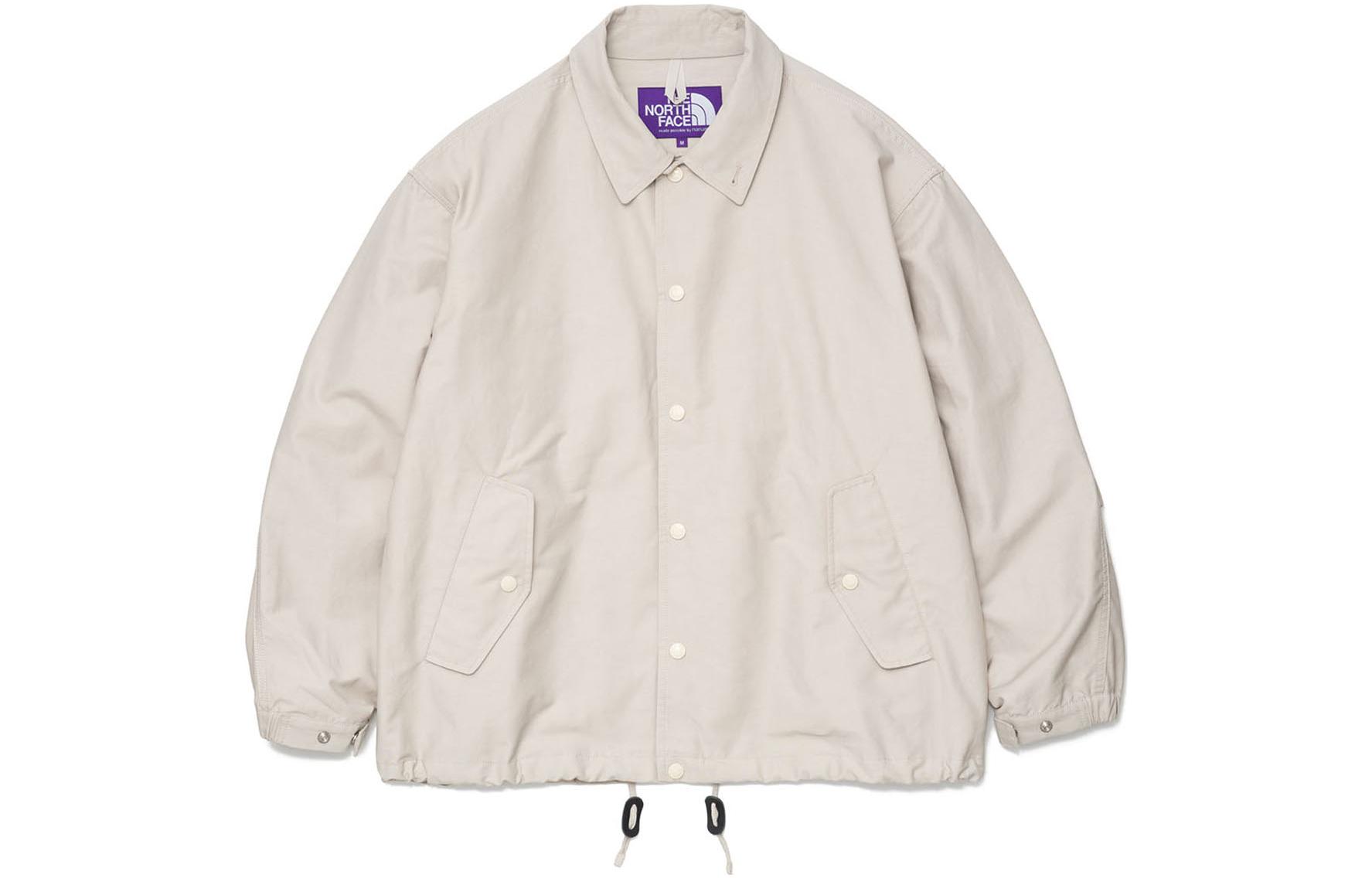 The North Face Purple Label Beige Single-Breasted Long-Sleeve Shirt Jacket NP2311N-LB