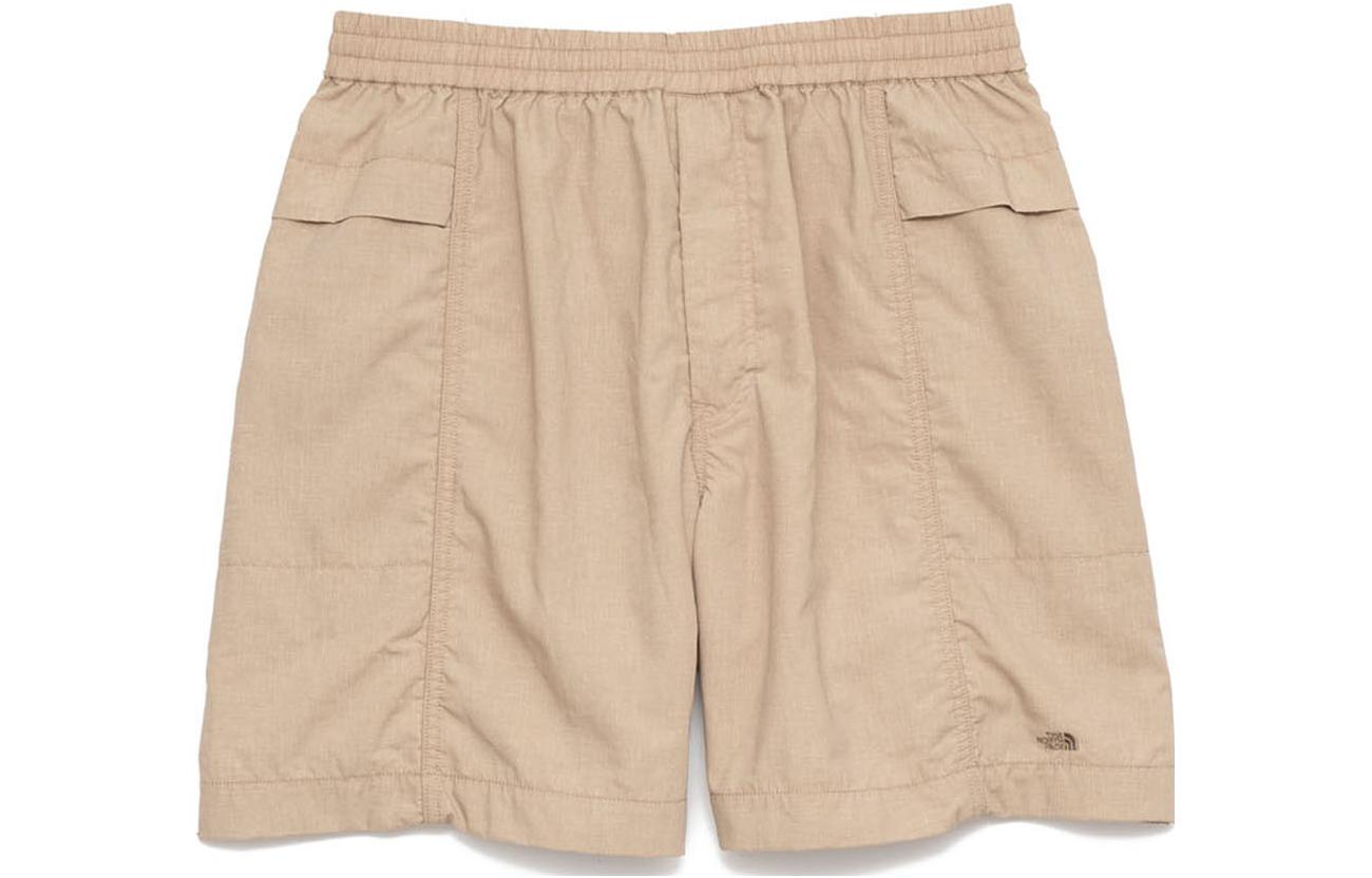 The North Face PURPLE LABEL Beige Unisex Casual Shorts with Elastic Waist NT4304N-BE