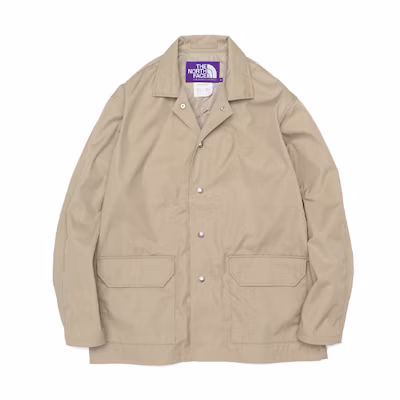 THE NORTH FACE PURPLE LABEL Beige Unisex Slim Fit Single-Breasted Blazer Jacket NP2101N-VB