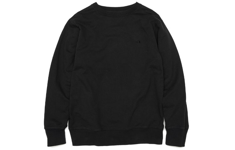 The North Face PURPLE LABEL Black Basic Crewneck Sweatshirt for Men NT6903N-K