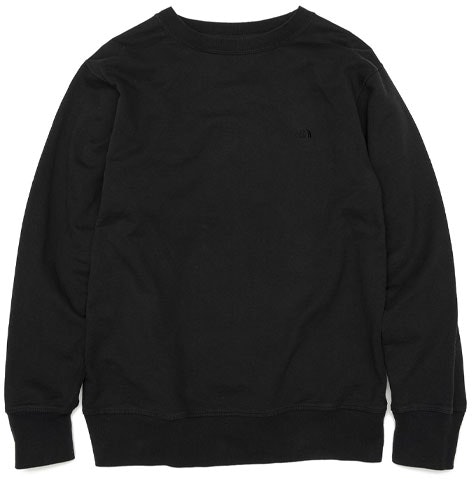 the-north-face-purple-label-black-basic-crewneck-sweatshirt-for-men-nt-6903-n-k