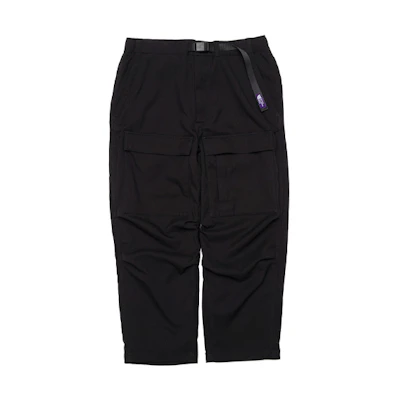 TNF PURPLE LABEL Black Cargo Pants with Front Pockets NT5158N-K
