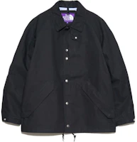 The North Face Purple Label Black Collared Snap Button Jacket NP2351N-K The North Face Purple Label Black Collared Snap Button Jacket NP2351N-K