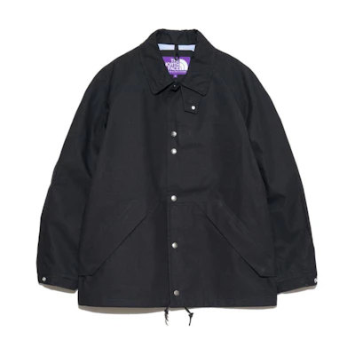 TNF Purple Label Black Collared Snap Button Jacket NP2351N-K