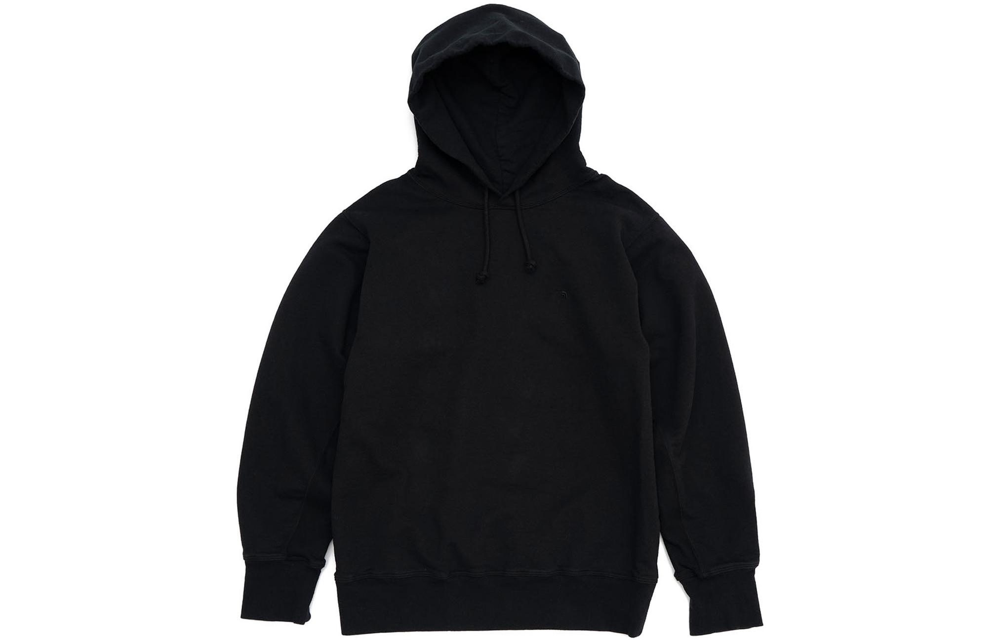The North Face PURPLE LABEL Black Embroidered Logo Hoodie Unisex NT6302N-K