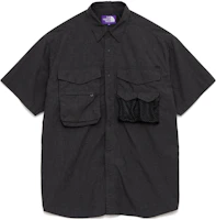 THE NORTH FACE PURPLE LABEL Black Multi-Pocket Short Sleeve Shirt Unisex Casual NT3320N-K THE NORTH FACE PURPLE LABEL Black Multi-Pocket Short Sleeve Shirt Unisex Casual NT3320N-K