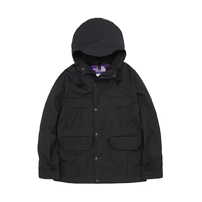 TNF Purple Label Black Outdoor Multi-pocket Hooded Jacket NP2051N-K