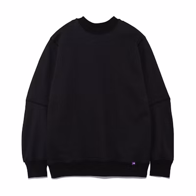 THE NORTH FACE PURPLE LABEL Black Unisex Crewneck Long Sleeve Sweater Jumper NT6350N-K