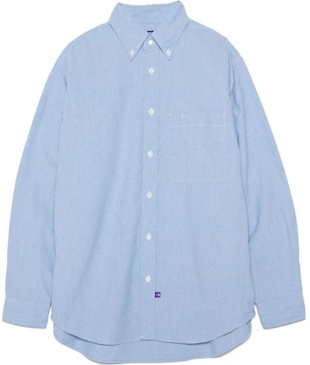 The North Face PURPLE LABEL Camisa Azul de Manga Larga Estilo Campo NT3356N-SX Buy The North Face PURPLE LABEL Camisa Azul de Manga Larga Estilo Campo NT3356N-SX