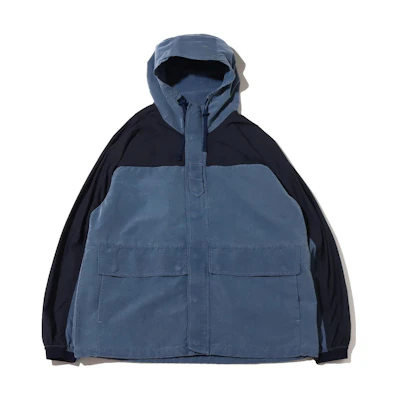 TNF PURPLE LABEL Blue Solid Logo Zip-Up Hoodie Jacket NP2253N-IB