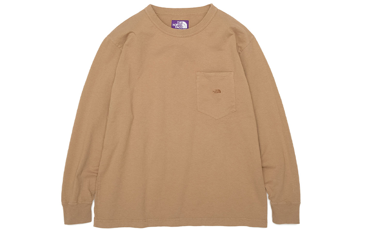 The North Face Purple Label Brown Crewneck Long Sleeve T-Shirt Unisex NT3102N-CO