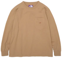 The North Face Purple Label Brown Crewneck Long Sleeve T-Shirt Unisex NT3102N-CO The North Face Purple Label Brown Crewneck Long Sleeve T-Shirt Unisex NT3102N-CO