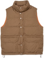 THE NORTH FACE PURPLE LABEL Casual Minimalist Stand Collar Vest Unisex Gray Brown ND2158N-TP THE NORTH FACE PURPLE LABEL Casual Minimalist Stand Collar Vest Unisex Gray Brown ND2158N-TP