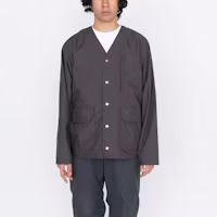 Shop THE NORTH FACE PURPLE LABEL Casual Multi-Pocket Cardigan Jacket Unisex Dark Grey NP2102N-DH