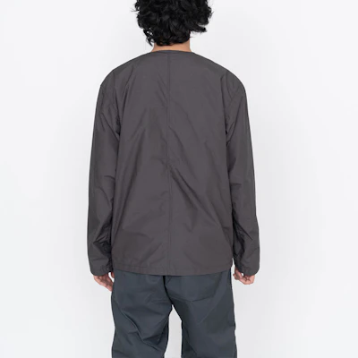 THE NORTH FACE PURPLE LABEL Jaket Kardigan Uniseks Multi-Poket Kelabu Gelap NP2102N-DH Details for THE NORTH FACE PURPLE LABEL Jaket Kardigan Uniseks Multi-Poket Kelabu Gelap NP2102N-DH