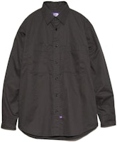 The North Face PURPLE LABEL Charcoal Double Pocket Work Shirt NT3363N-CH The North Face PURPLE LABEL Charcoal Double Pocket Work Shirt NT3363N-CH