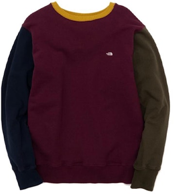 Sudadera Unisex THE NORTH FACE PURPLE LABEL Colorblock Crewneck Burdeos. NT6050N-BU Order Sudadera Unisex THE NORTH FACE PURPLE LABEL Colorblock Crewneck Burdeos. NT6050N-BU