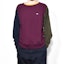 Lookbook Sudadera Unisex THE NORTH FACE PURPLE LABEL Colorblock Crewneck Burdeos. NT6050N-BU