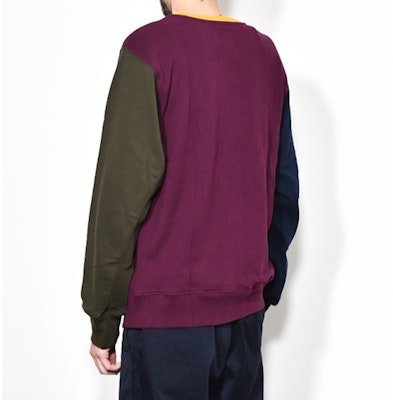 Sudadera Unisex THE NORTH FACE PURPLE LABEL Colorblock Crewneck Burdeos. NT6050N-BU Shop Sudadera Unisex THE NORTH FACE PURPLE LABEL Colorblock Crewneck Burdeos. NT6050N-BU