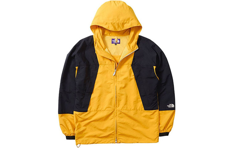 The North Face PURPLE LABEL Colorblock Logo Hoodie Jacket Yellow (Japan Exclusive) NP2805N-TY
