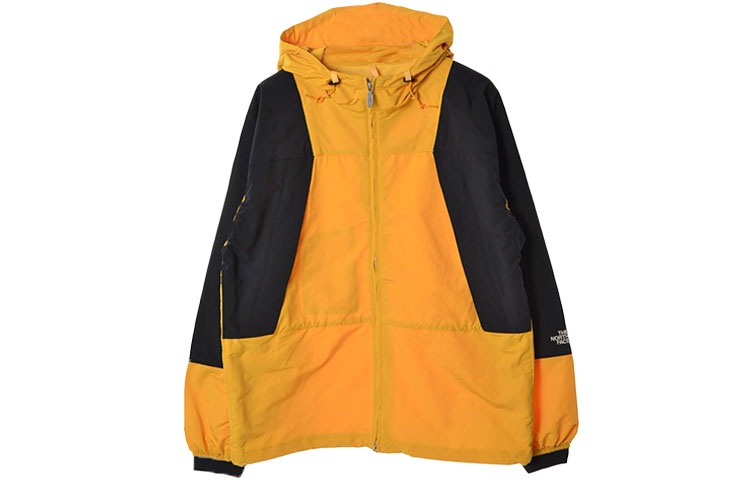 Lookbook The North Face PURPLE LABEL 拼接配色連帽外套 黃色 (日本限定) NP2805N-TY