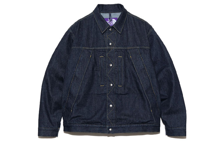 THE NORTH FACE PURPLE LABEL Denim Jacket Indigo Unisex Long Sleeve Casual Coat NP2358N-ID