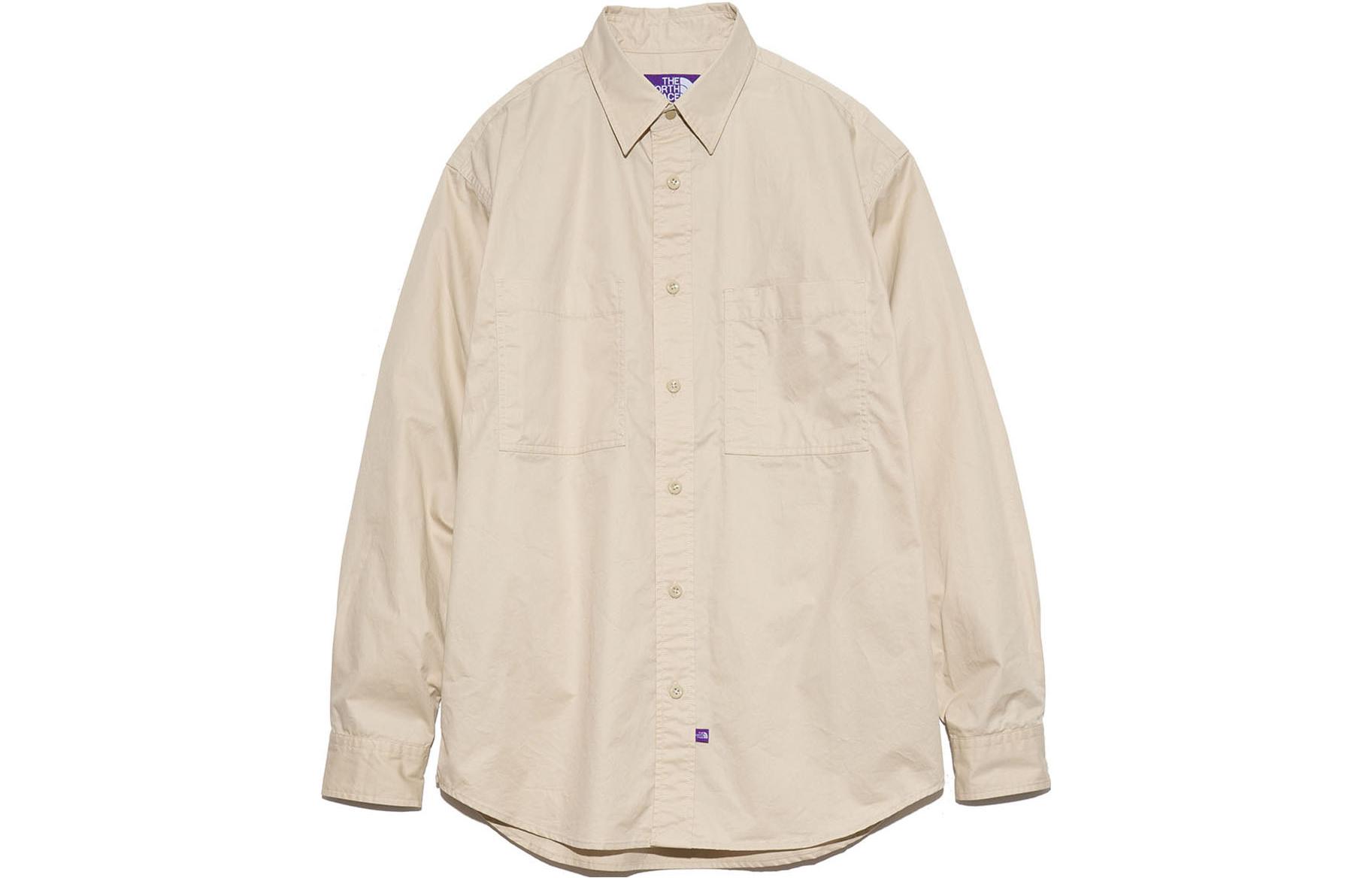The North Face PURPLE LABEL Double Pocket Field Work Shirt Beige Men NT3363N-BE
