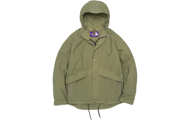 The North Face Purple Label Dual-Pocket Hooded Mountain Jacket Khaki Unisex NP2103N-KK