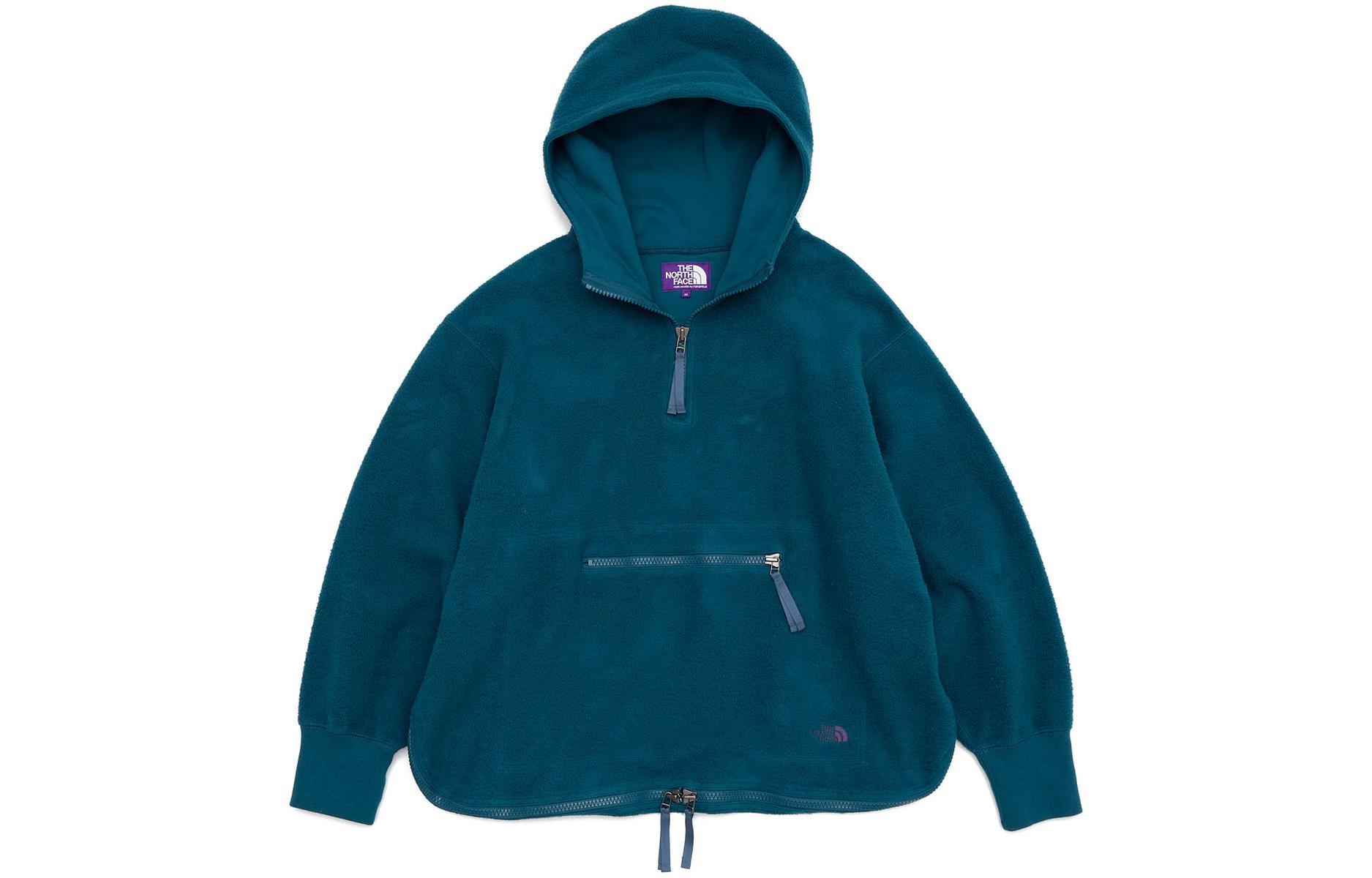 The North Face PURPLE LABEL Field Anorak Parka Blue-Green Hoodie NT6251N-TG