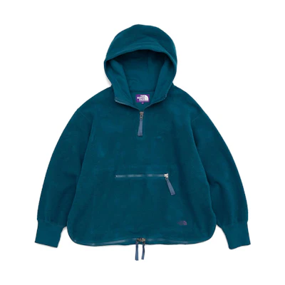 TNF PURPLE LABEL Field Anorak Parka Blue-Green Hoodie NT6251N-TG