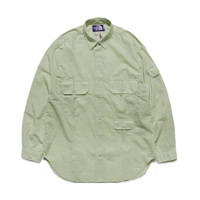TNF Purple Label Field L/S Shirt Green Unisex Long Sleeve NT3311N-G